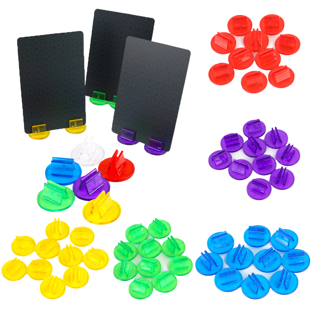 Board Game With Chips - 50pcs Card Holder Translucent Plastic Card
