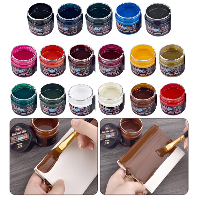 Miniature Painting Set - Vegetable Tanned Leather Pigment 50g/Bottle Coloring