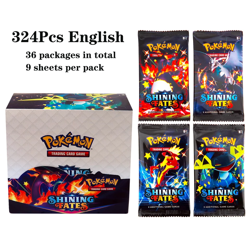 324Pcs/box Pokemon TCG: Shinin - Board Game Movie 리뷰 및 가격