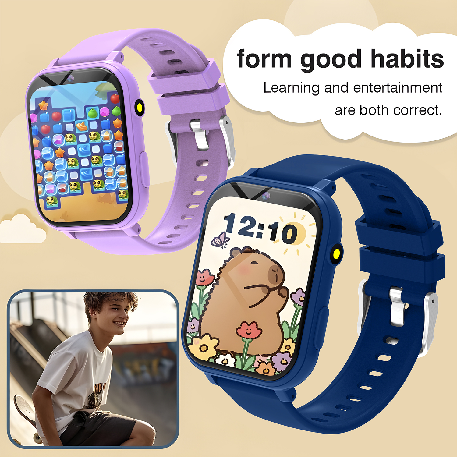 Kids Smart Watch Games Camera  - Board Game Root 리뷰 및 가격
