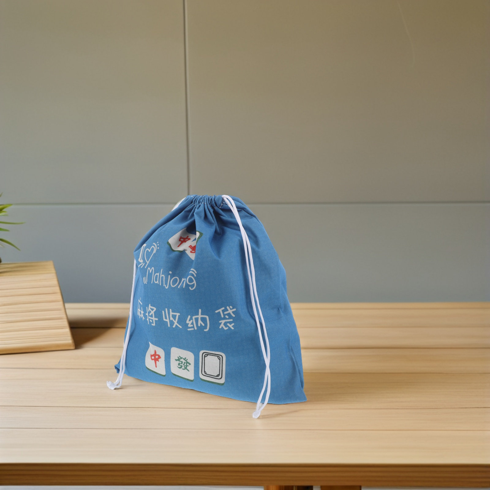 Fabric Mahjong Storage Pouch L - Tile Bag Drawstring 리뷰 및 가격