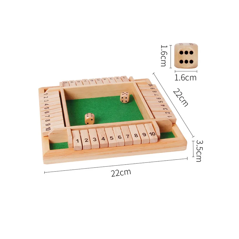2-4 Player Wooden Math Flaps & - Board Game Instruction 리뷰 및 가격