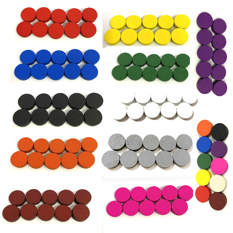 50pieces 15*5MM 11 Colors Wood - Board Game Dixit 리뷰 및 가격