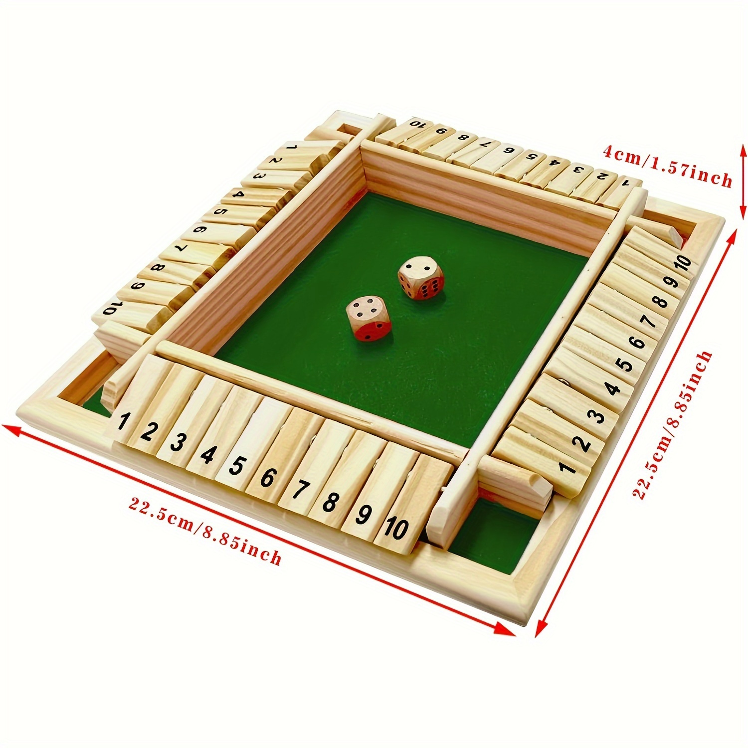 1pc classic wooden dice game - - Board Game Instruction 리뷰 및 가격