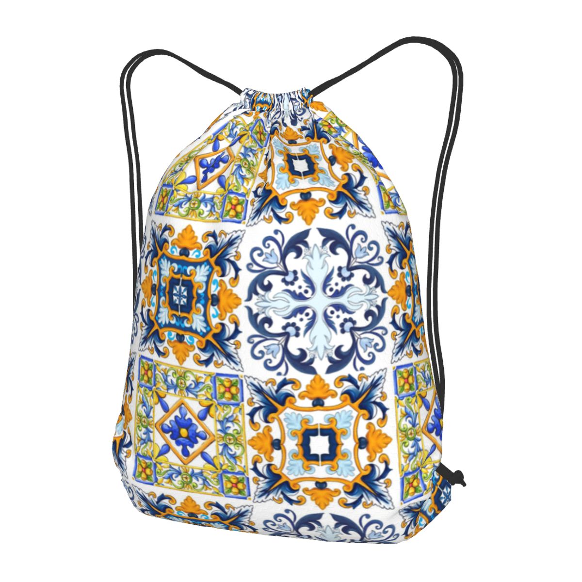 Copy Of Sicilian Tiles,mediter - Tile Bag Drawstring 리뷰 및 가격