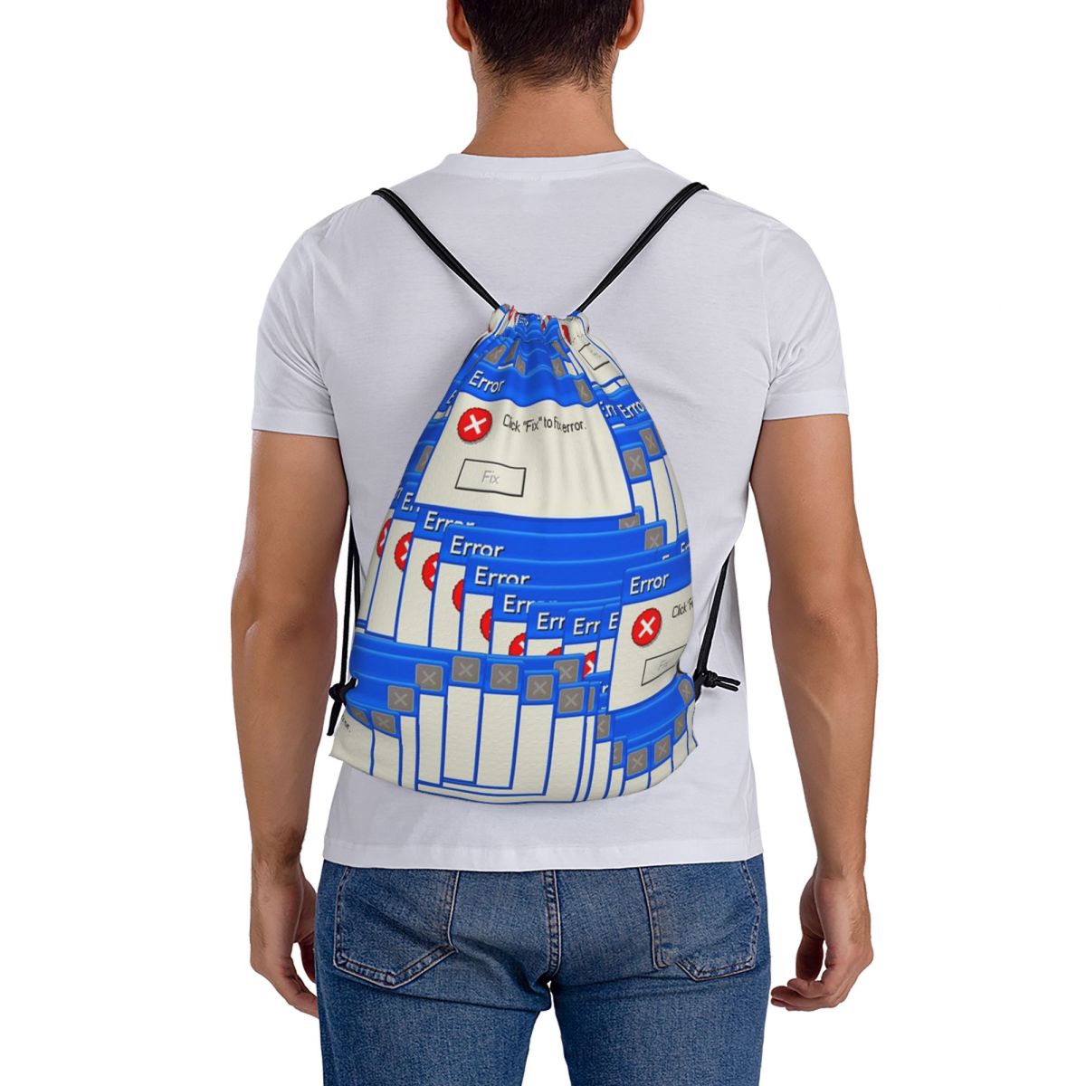 Windows Xp Error Tiled Backpac - Tile Bag Drawstring 리뷰 및 가격
