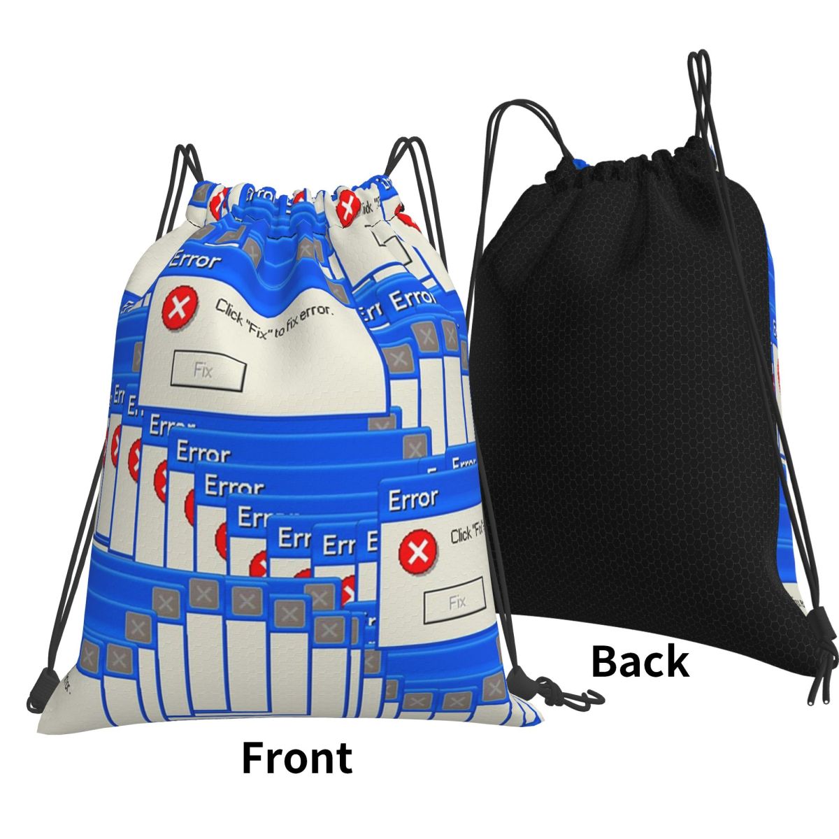 Windows Xp Error Tiled Backpac - Tile Bag Drawstring 리뷰 및 가격