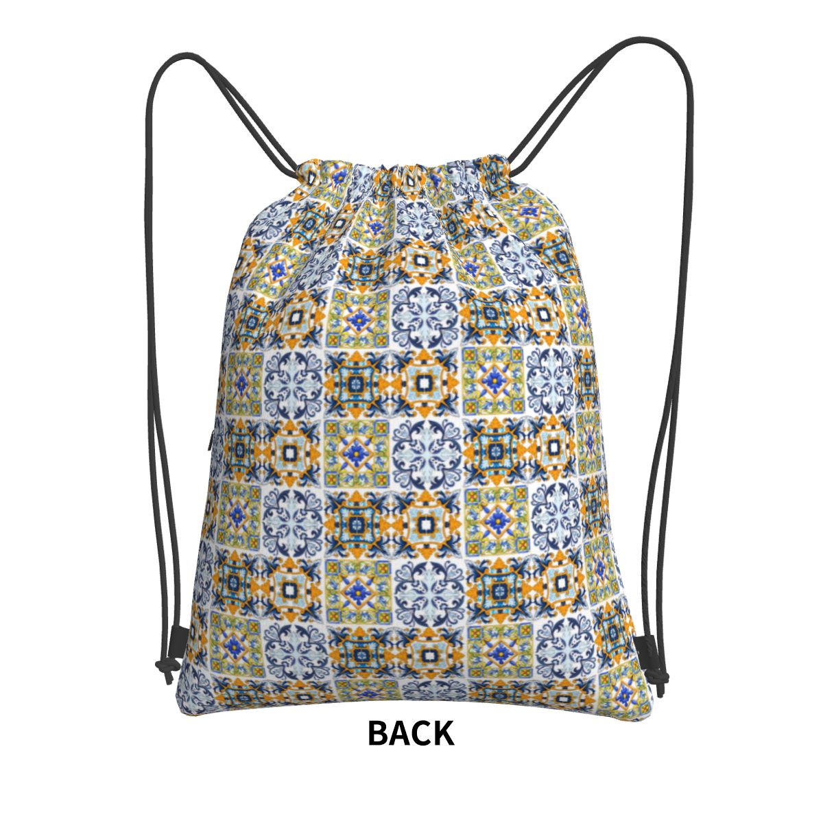 Copy Of Sicilian Tiles,mediter - Tile Bag Drawstring 리뷰 및 가격