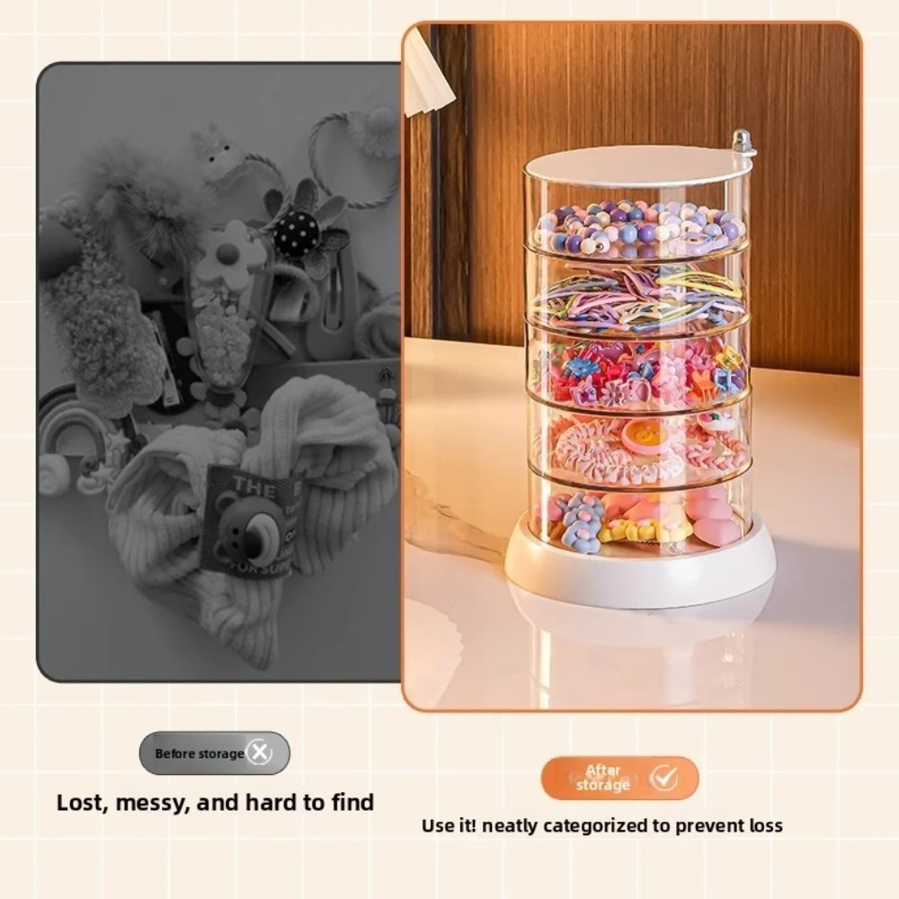 360 Rotating Clear Hair Access - Token Tray Organizer 리뷰 및 가격