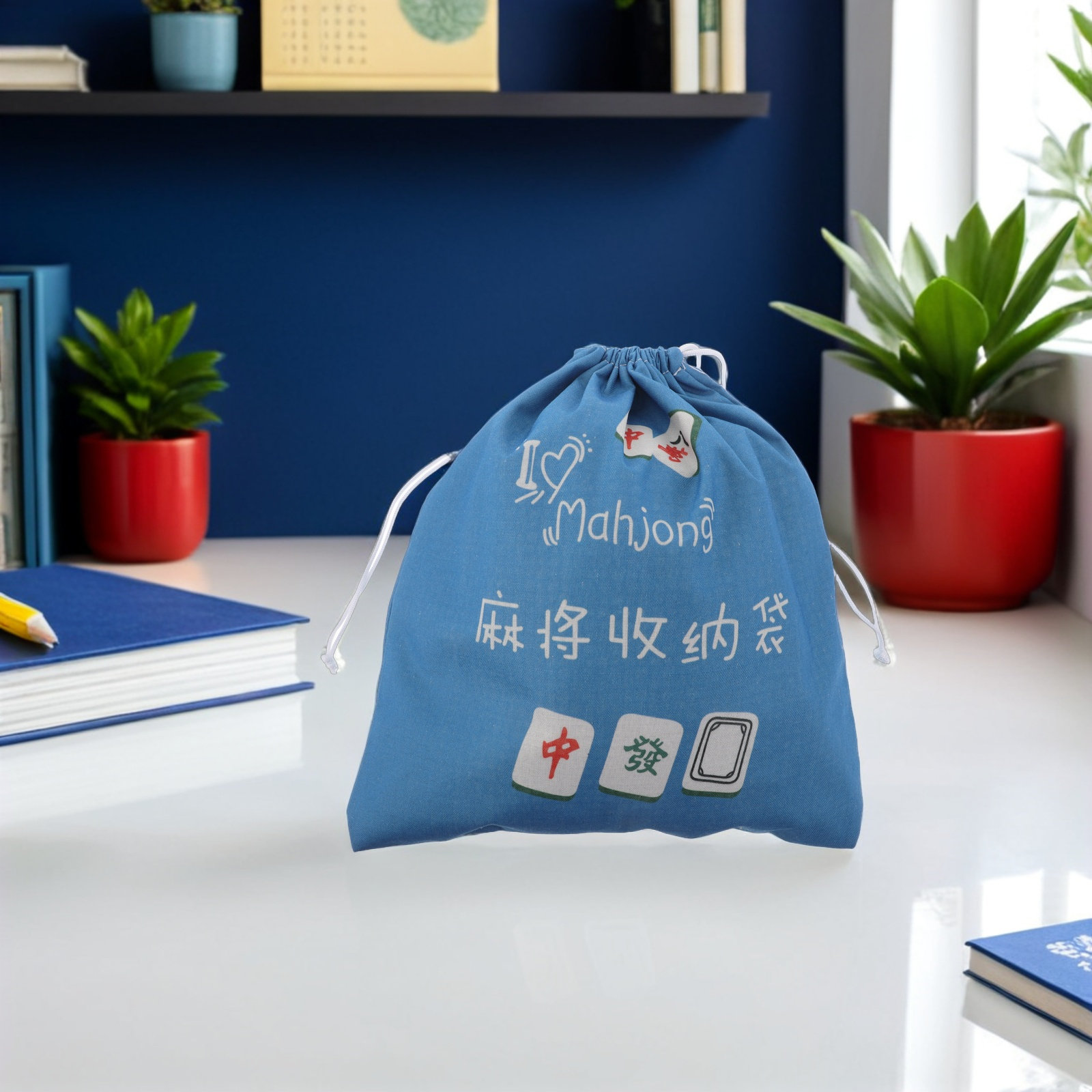 Fabric Mahjong Storage Pouch D - Tile Bag Drawstring 리뷰 및 가격