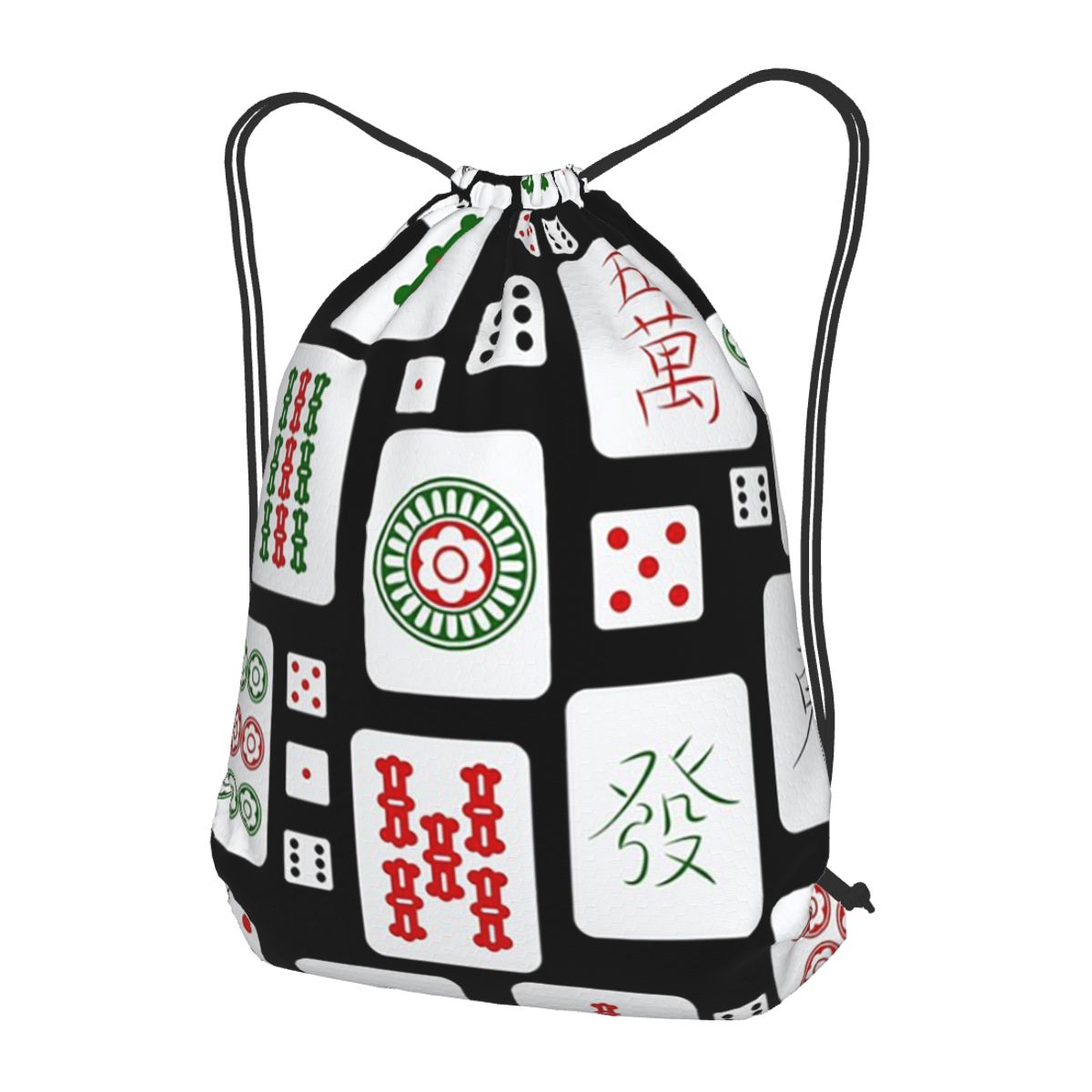 Mahjong Tiles Game Dice Backpa - Tile Bag Drawstring 리뷰 및 가격