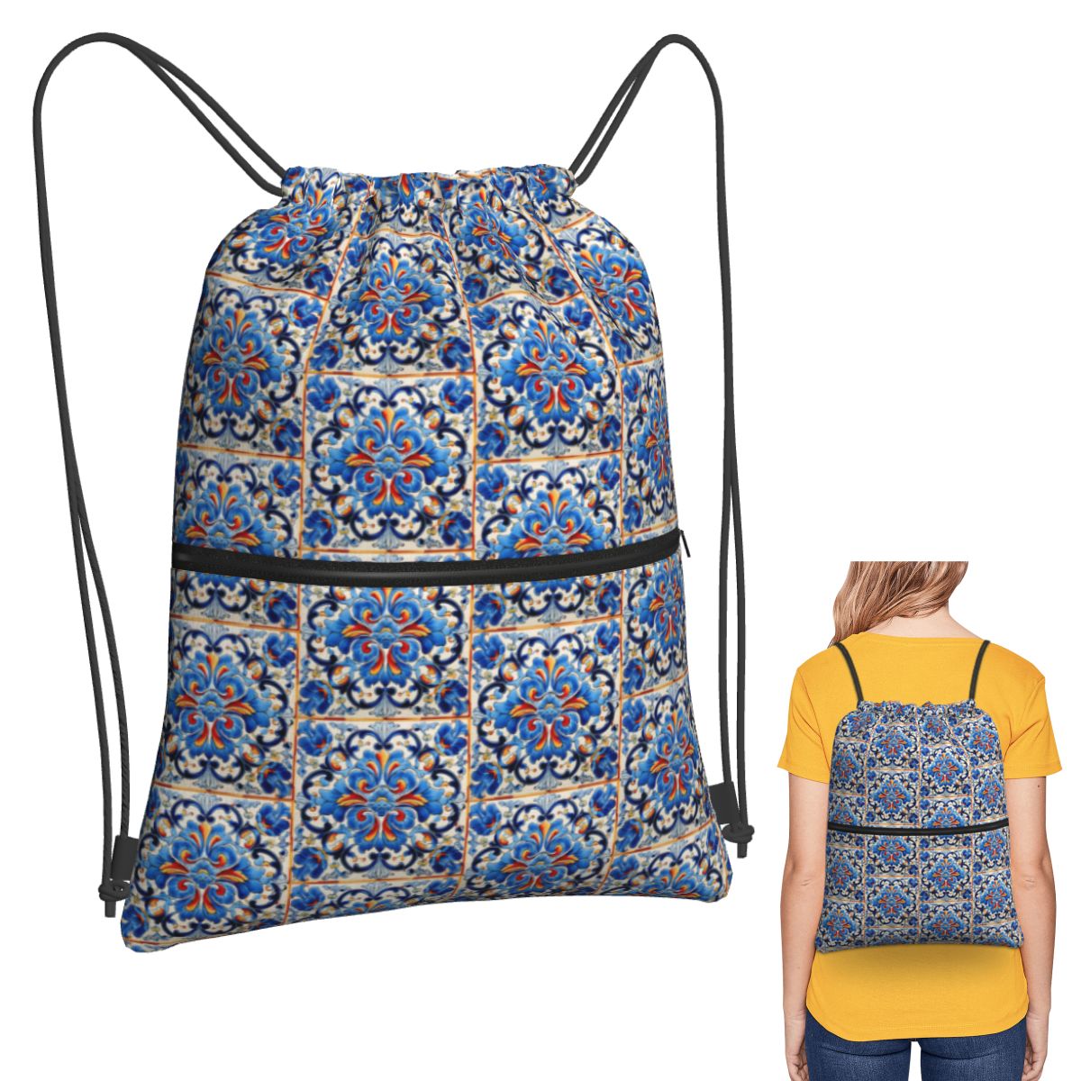 Decorative Spanish Ceramic Til - Tile Bag Drawstring 리뷰 및 가격