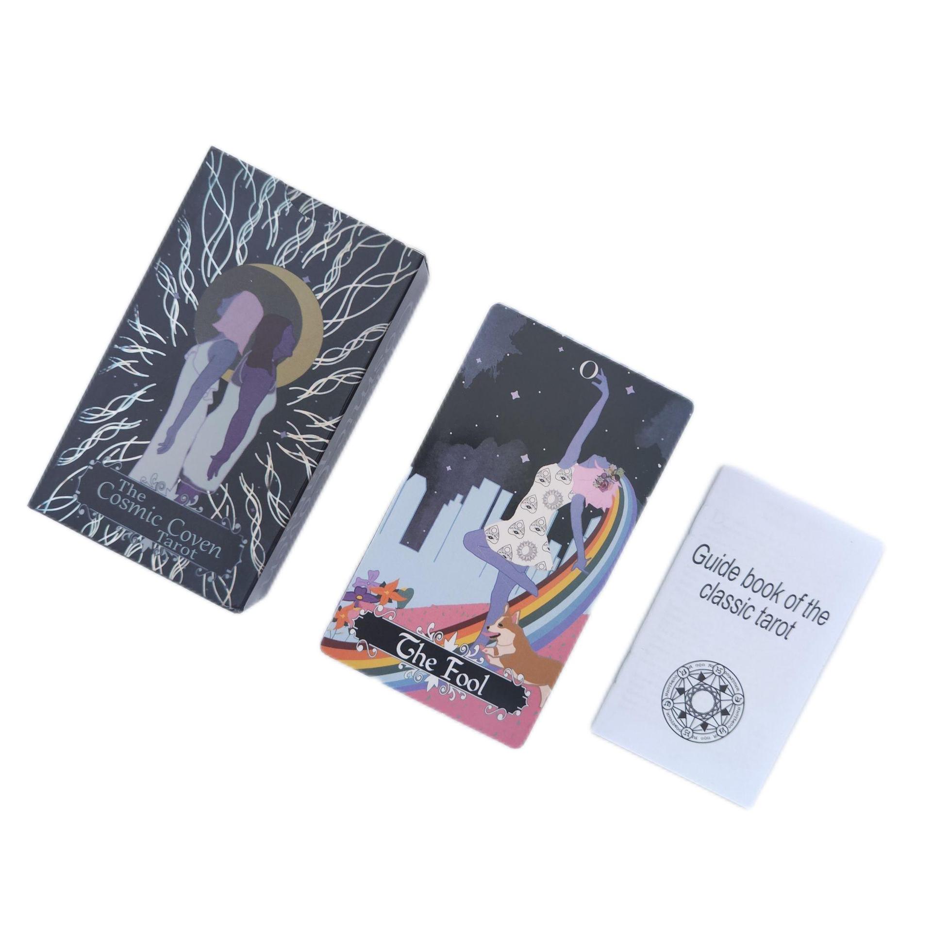 12x7cm The Cosmic Coven Tarot  - Board Game Instruction 리뷰 및 가격