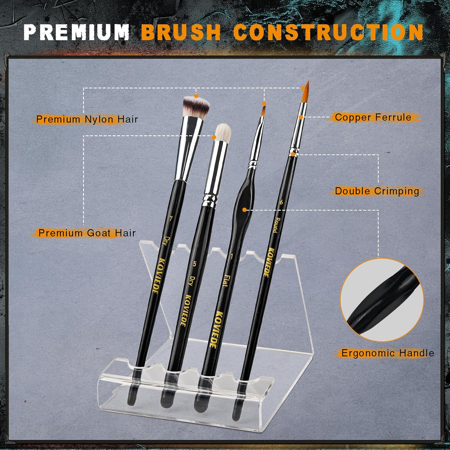 20Pcs Miniature Paint Brushes  - Miniature Painting Set 리뷰 및 가격