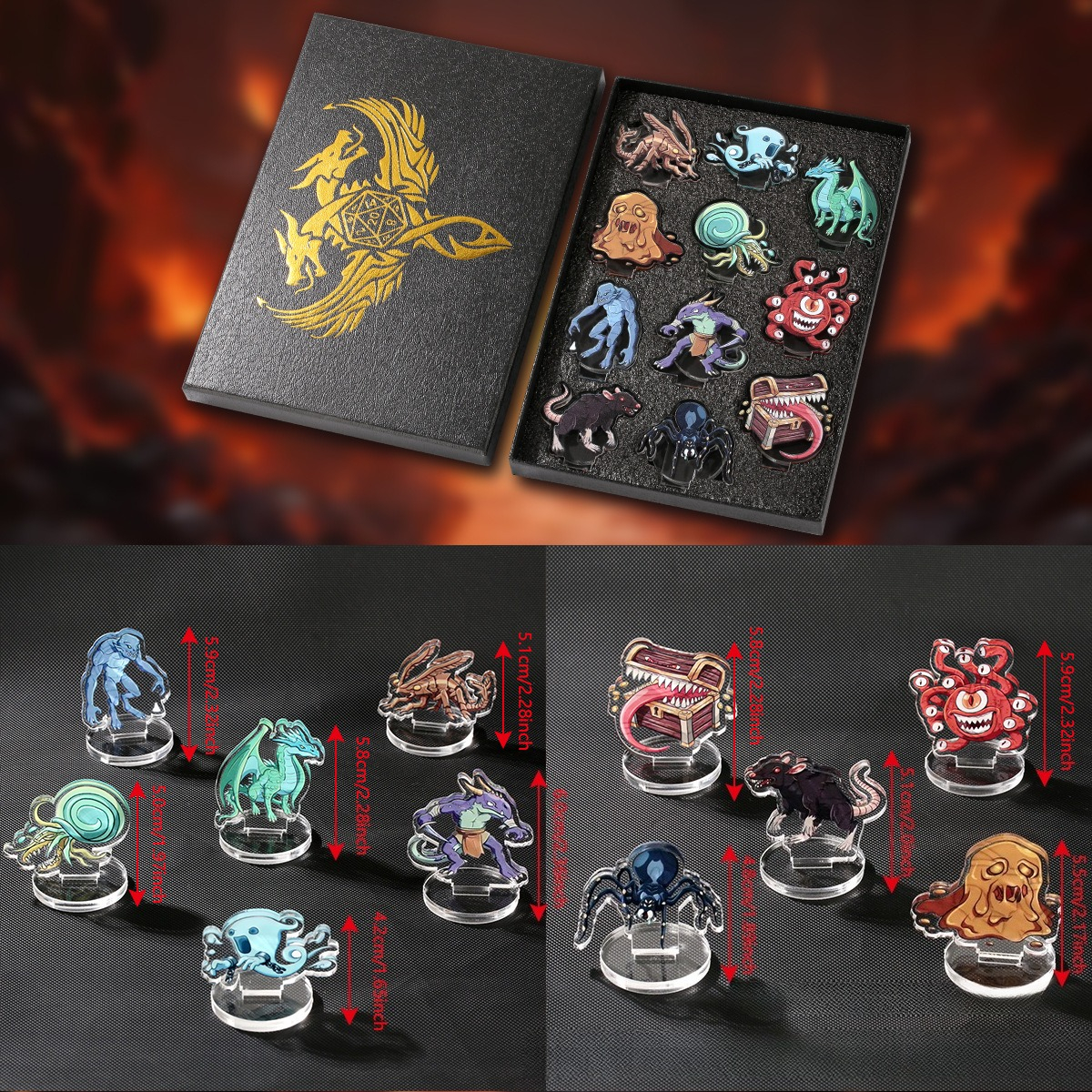 Dungeons & Dragons Acrylic Boa - Board Game Movie 리뷰 및 가격