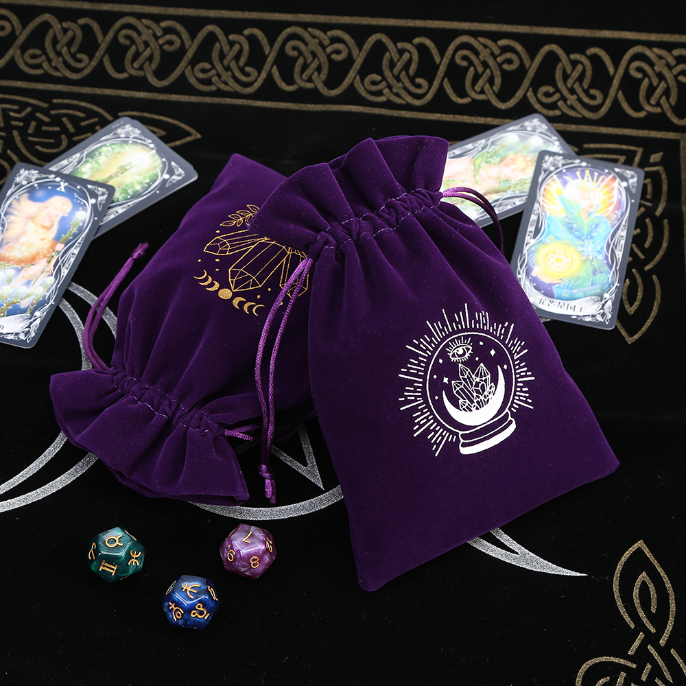 5Pcs Tarot Storage Velvet Bag  - Board Game Box 리뷰 및 가격