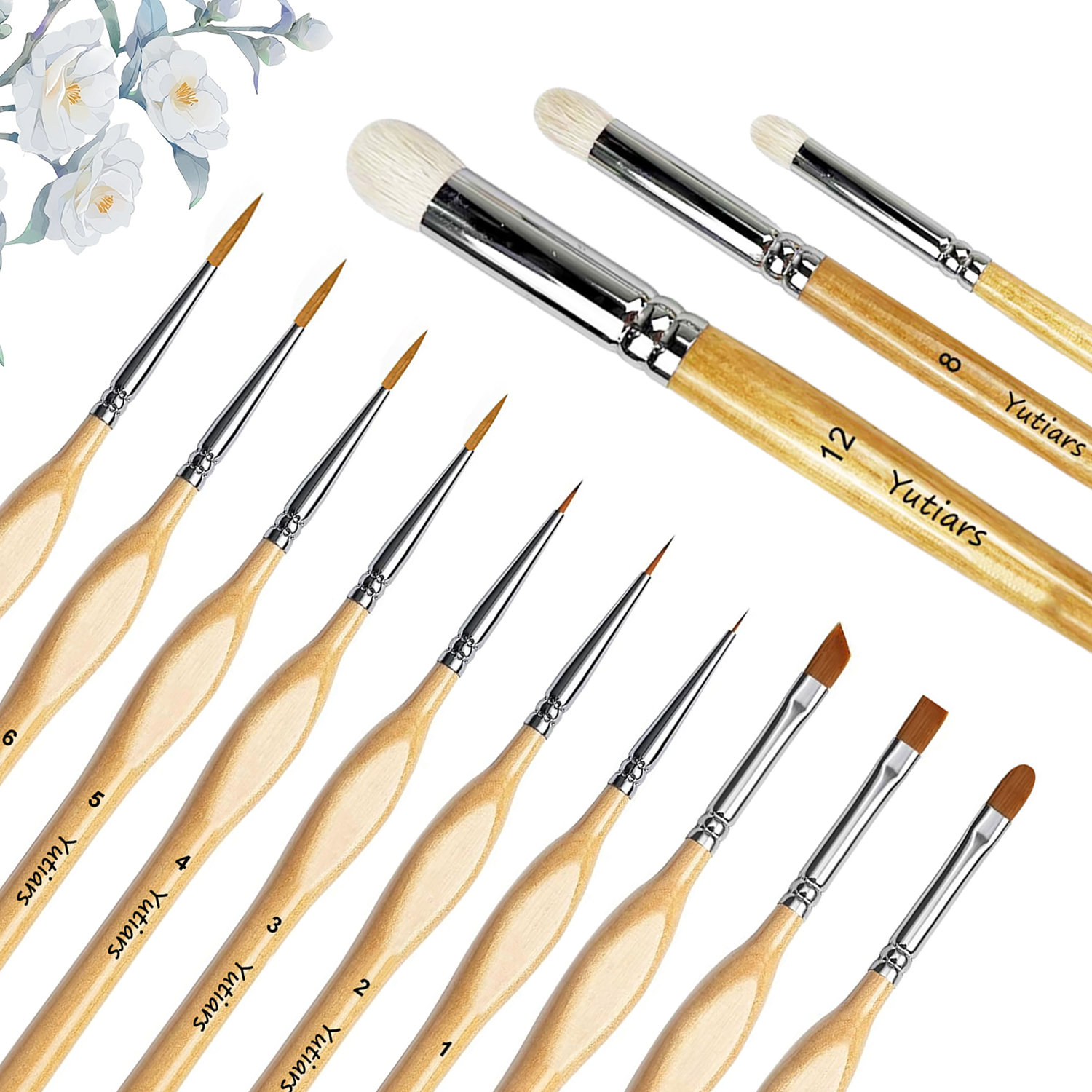 3Pcs Wooden Dry Brush Miniatur - Miniature Painting Set 리뷰 및 가격