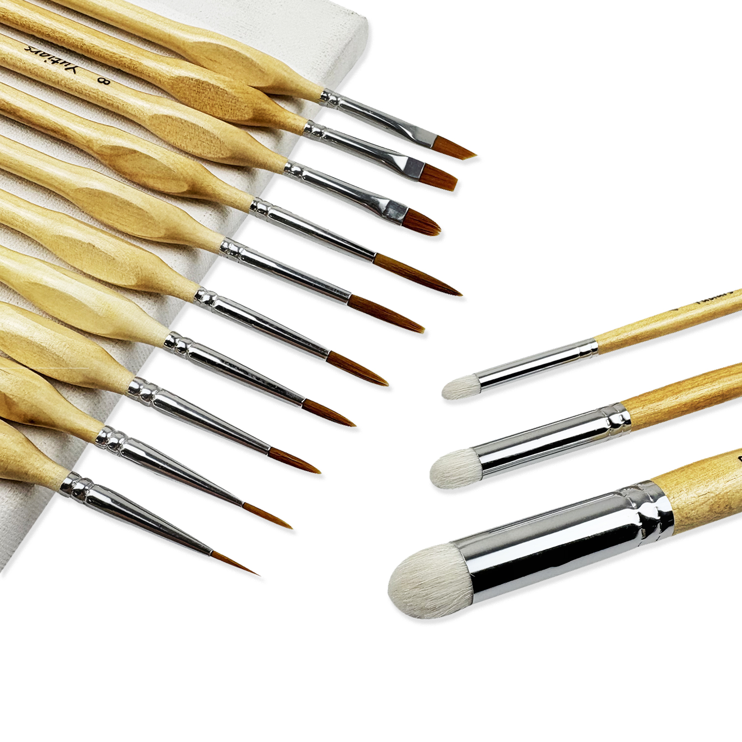 3Pcs Wooden Dry Brush Miniatur - Miniature Painting Set 리뷰 및 가격