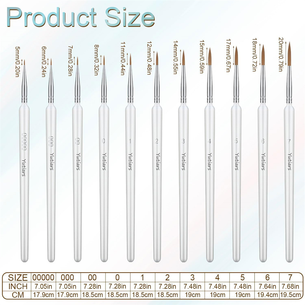 17Pcs Miniature Paint Brush Se - Miniature Painting Set 리뷰 및 가격