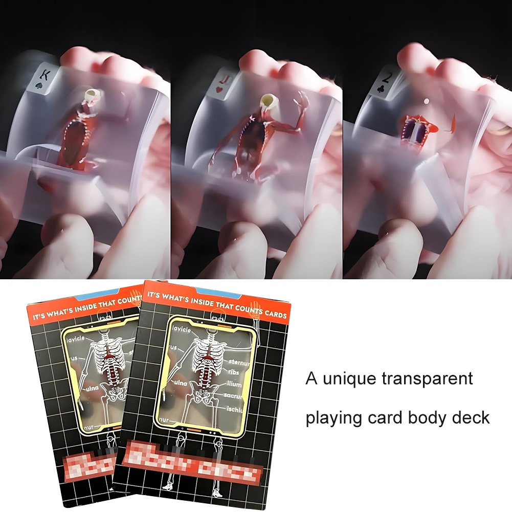 1-3PCS Human Anatomy Poker Car - Board Game With Chips 리뷰 및 가격