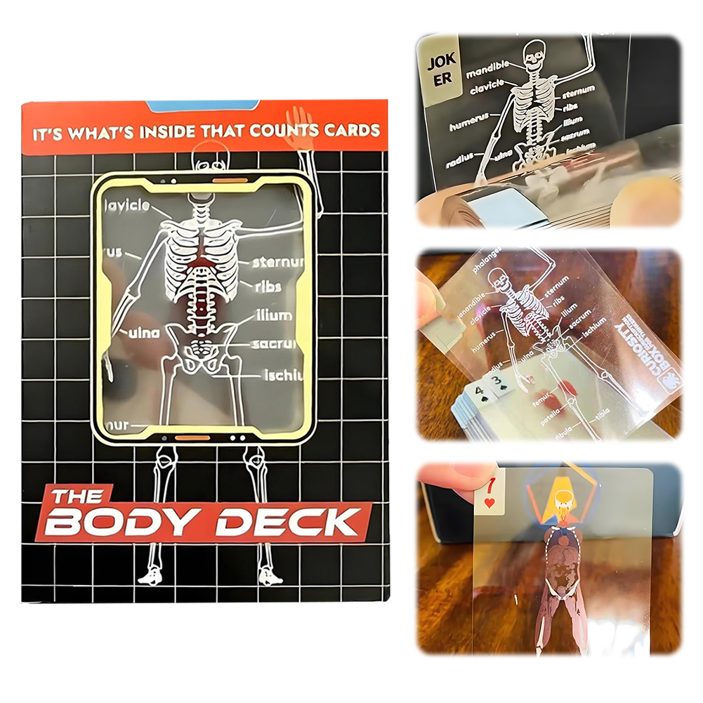 1-3PCS Human Anatomy Poker Car - Board Game With Chips 리뷰 및 가격