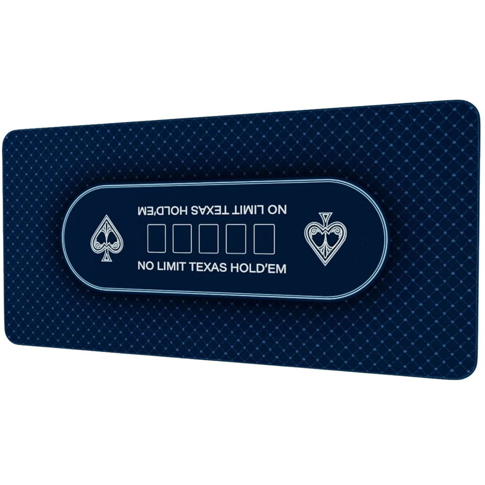 Texas Hold'em Table Mat  Rubbe - Board Game With Chips 리뷰 및 가격