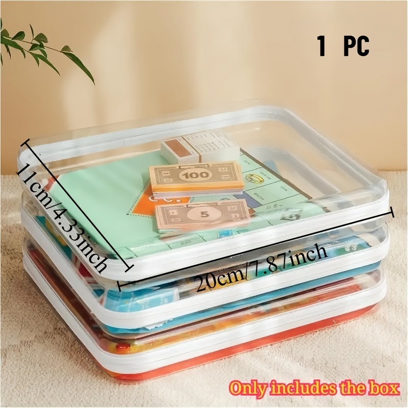 1pc Large Clear Hard Shell Sto - Board Game Box 리뷰 및 가격