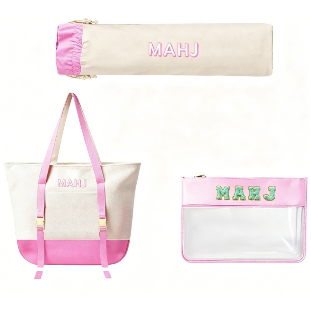 Canvas Tote Bag Set for Mahjon - Tile Bag Drawstring 리뷰 및 가격