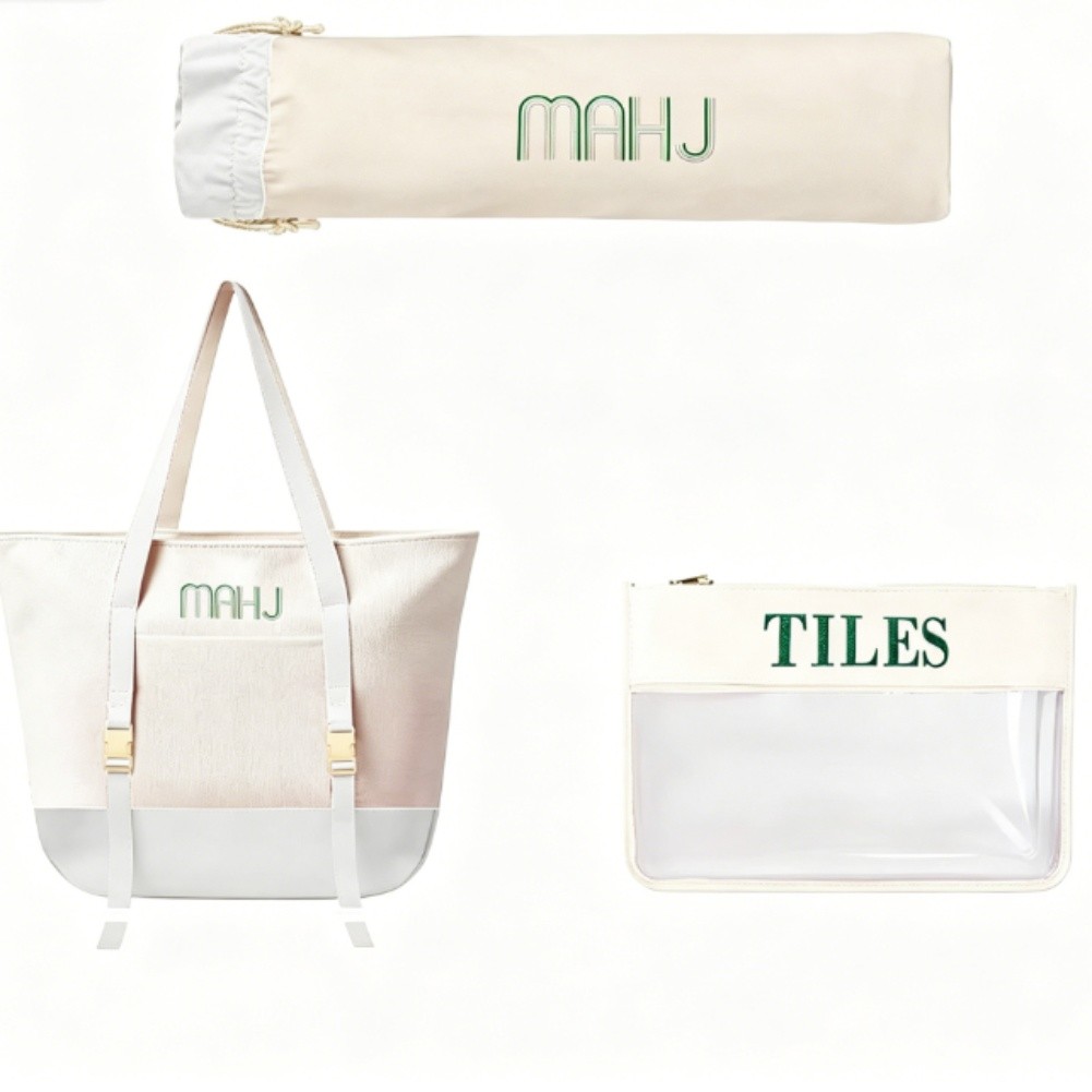 Canvas Tote Bag Set for Mahjon - Tile Bag Drawstring 리뷰 및 가격