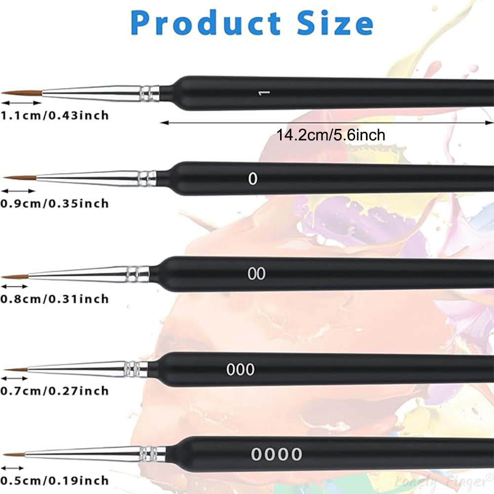 5/11Pcs Paint Brushes Set, Art - Miniature Painting Set 리뷰 및 가격