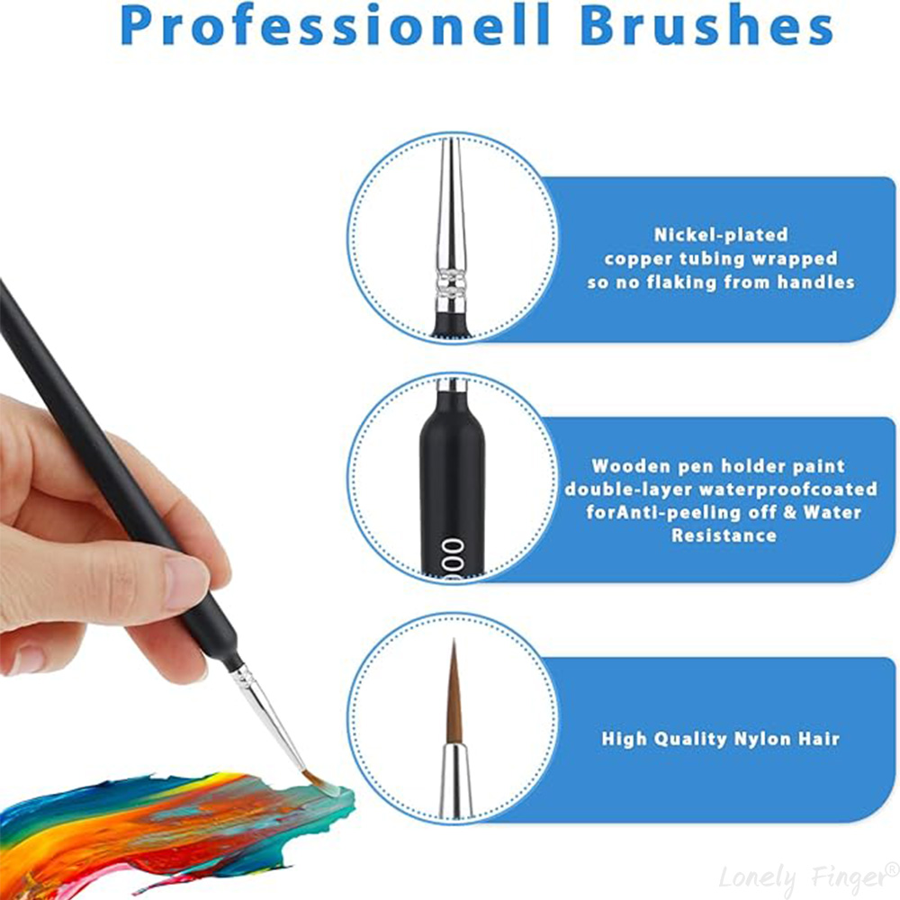 5/11Pcs Paint Brushes Set, Art - Miniature Painting Set 리뷰 및 가격