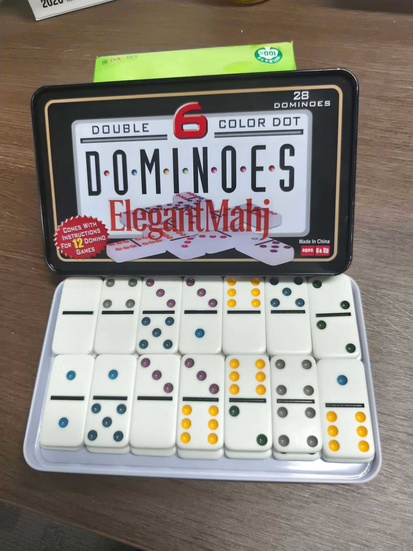 ElegantMahj Double Six Dominoe - Board Game Box 리뷰 및 가격