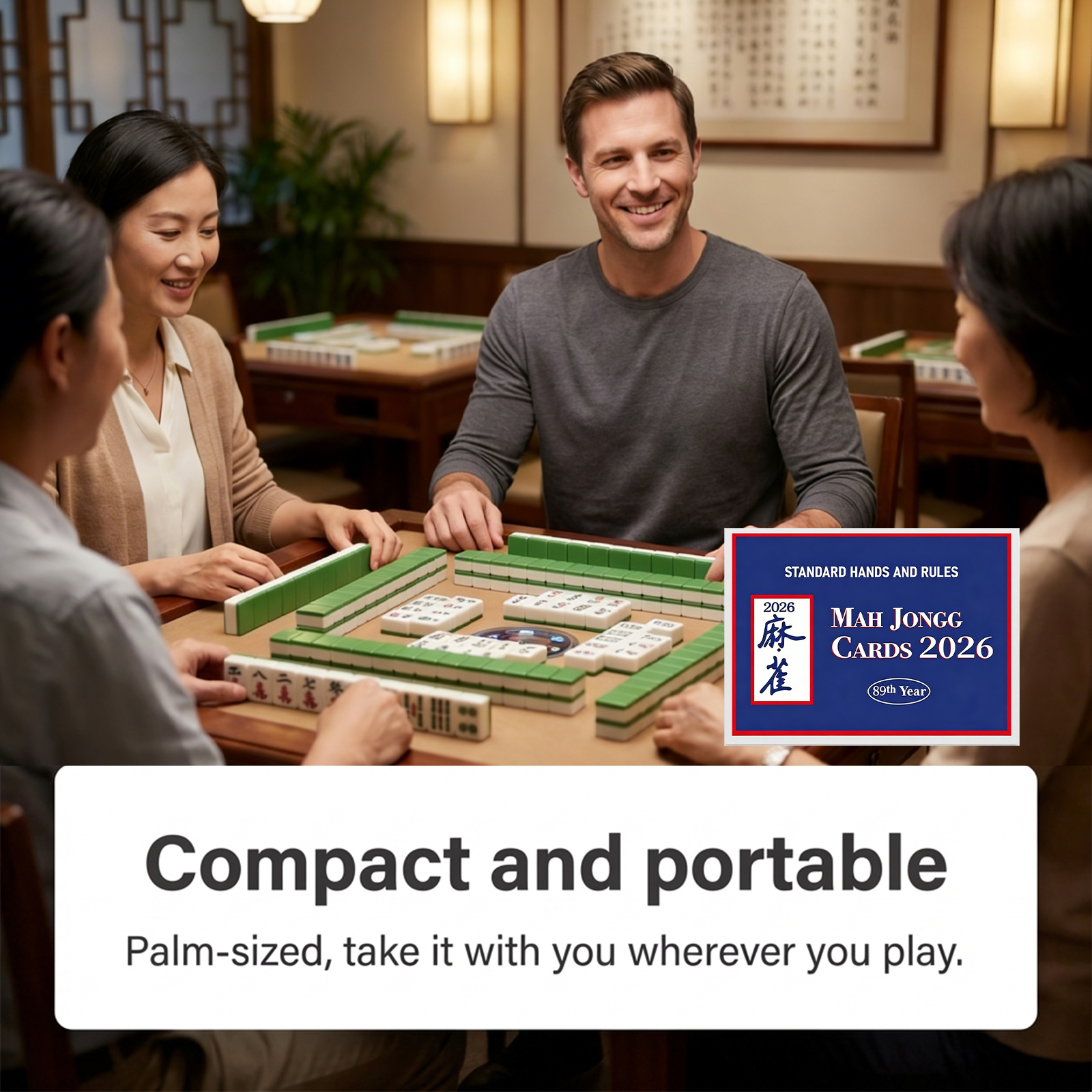 Mahjong Game Rule Card, Trendy - Board Game Root 리뷰 및 가격