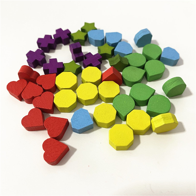 40Pcs 10mm Red Heart Shape Blu - Board Game Dixit 리뷰 및 가격